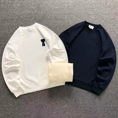 ￥135 AMI HOODIE 3208164117（im 170cm 60kg i wear size M in the phot）