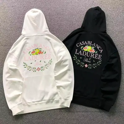 ¥165 CASABLANCA HOODIE 3208190421(im 170cm 60kg i wear size M in the phot)