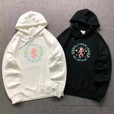 ¥165 CASABLANCA HOODIE 3208190821(im 170cm 60kg i wear size M in the phot)