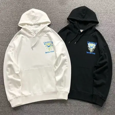 ¥165 CASABLANCA HOODIE 3208190721(im 170cm 60kg i wear size M in the phot)
