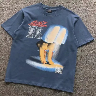 ¥88 HELLSTAR T-SHIRT 128212371(im 170cm 60kg i wear size S in the phot)