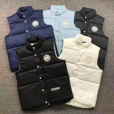 ¥308 C⭐N⭐⭐A G⭐⭐⭐E VEST DOWN JACKETS 3208220116(im 170cm 60kg i wear size M in the phot)