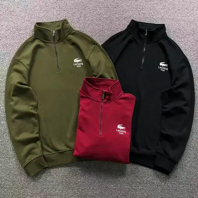 ¥135 LACOSTE HOODIE 3208241203(im 170cm 60kg i wear size L in the phot)