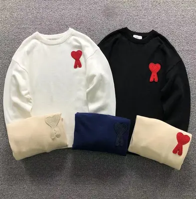 ¥118 AMI SWEATER 1282506183(im 170cm 60kg i wear size S in the phot)