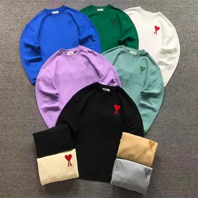 ￥175 AMI HOODIE 22082704001（im 170cm 60kg i wear size M in the phot）