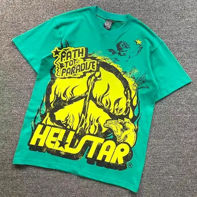 ￥88 HELLSTAR T-SHIRT 128285763（im 170cm 60kg i wear size S in the phot）