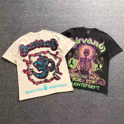 ￥95 HELLSTAR T-SHIRT 128285363 （im 170cm 60kg i wear size S in the phot）