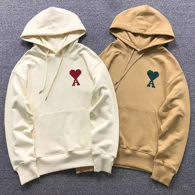 ￥188 AMI HOODIE 22082707001（im 170cm 60kg i wear size M in the phot）