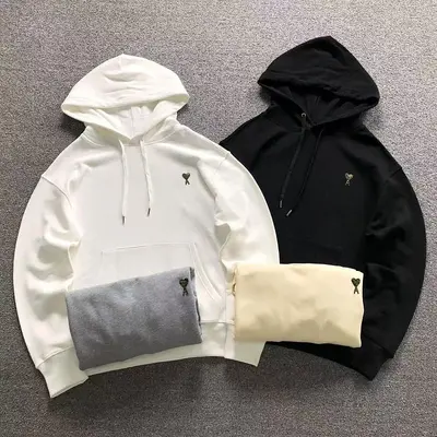 ￥195 AMI HOODIE 22082713001（im 170cm 60kg i wear size M in the phot）