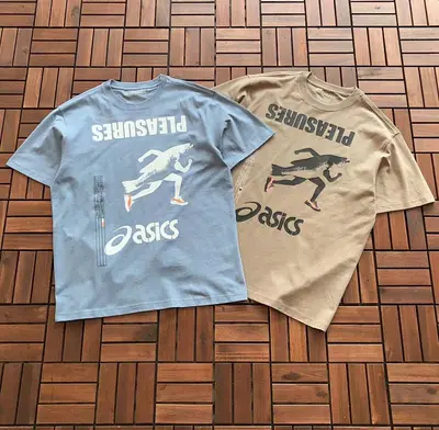￥~95 PLEASURES T-SHIRT 11072457(im 170CM 60KG iwear size L in the photo）