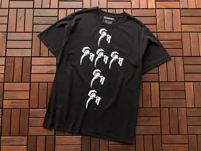 ￥~95 PLEASURES T-SHIRT 11072458(im 170CM 60KG iwear size L in the photo）
