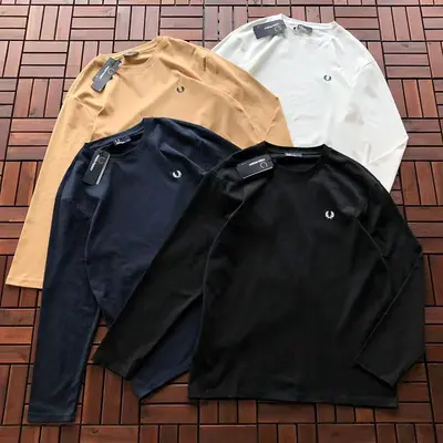 ¥~99 FRED PERRY LONG-SLEEVE FR 22082713 (im 180CM 68KG iwear size 2XL in the photo)