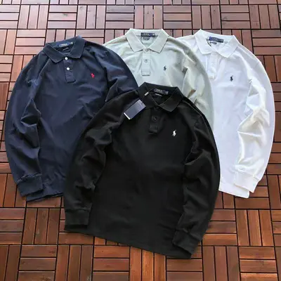 ¥~129 RA🔥PH🔥AU🔥EN LONG-SLEEVE POLO 22090143 (im 180CM 68KG iwear size XL in the photo)
