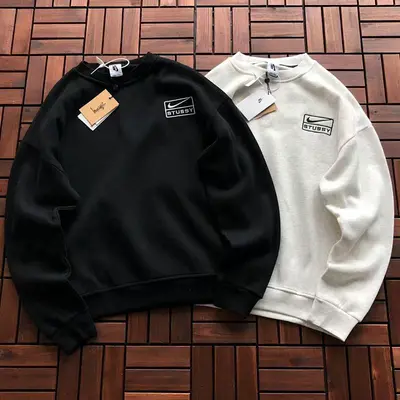 ¥~135 N🔥K🔥 X ST🔥S🔥Y SWEATER 22090851 (im 180CM 68KG iwear size M in the photo)