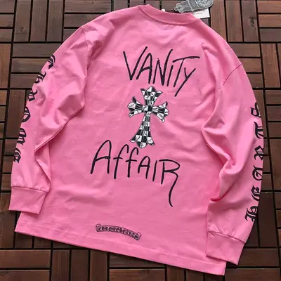¥~205 CH🔥OM🔥 HE🔥RTS LONG-SLEEVE 22091026(im 180CM 68KG iwear size L in the photo)