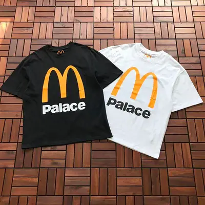 ￥~99 P🔥LA🔥E X MCDONALD'S T-SHIRT 22091450 (im 180CM 68KG iwear size M in the photo）