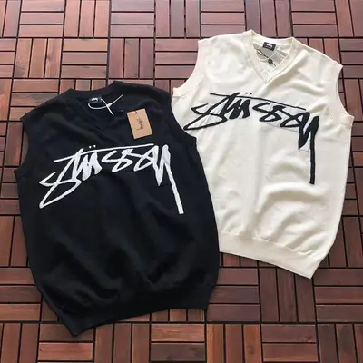 ￥~179 ST🔥S🔥Y SWEATER VEST 22091414 (im 180CM 68KG iwear size M in the photo）