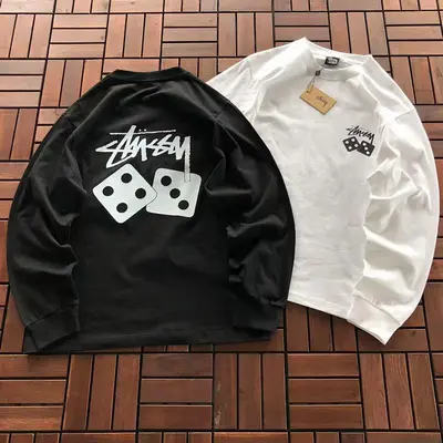 ¥~115 ST🔥S🔥Y LONG-SLEEVE 22091722 (im 180CM 68KG iwear size M in the photo)