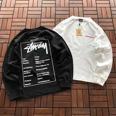 ¥~115 ST🔥S🔥Y LONG-SLEEVE 22091715 (im 180CM 68KG iwear size M in the photo)