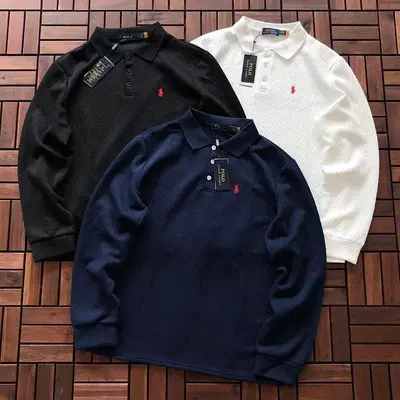 ¥~175 RA🔥PH🔥AU🔥EN LONG-SLEEVE POLO 22091814 (im 180CM 68KG iwear size L in the photo)