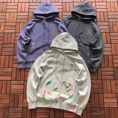 ¥~225 GALLERY DEPT HOODIE 22092135 (im 180CM 68KG iwear sizeM in the photo)
