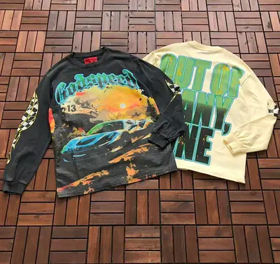 ￥~light yellow 125 Black 135 GODSPEED LONG-SLEEVE 11092222 (im 180CM 68KG iwear size M in the photo)