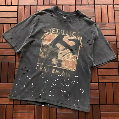 ¥~119 SAINT MICHAEL T-SHIRT 11092363 (im 180CM 68KG iwear size S in the photo)