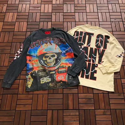 ¥~Light yellow 125 black 135 GODSPEED LONG-SLEEVE 11092331
