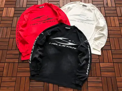 ¥~White 119 black 129 red 129 HELLSTAR LONG-SLEEVE 11092328