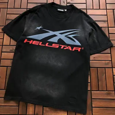 ¥~105 HELLSTAR T-SHIRT 11092322 (im 180CM 68KG iwear size S in the photo)