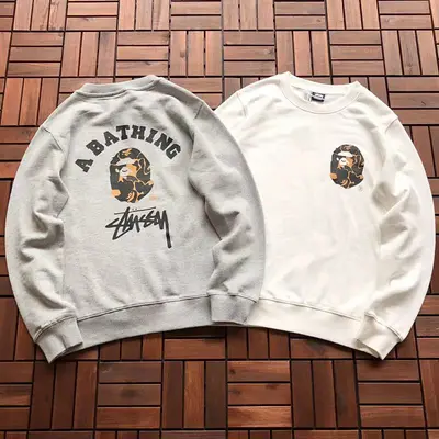 ¥~199 ST🔥S🔥Y&BAPE SWEATER 55012021