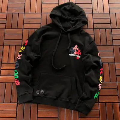 ￥~189 CH🔥OM🔥 HE🔥RTS HOODIE 11092566 (im 180CM 68KG iwear size S in the photo)