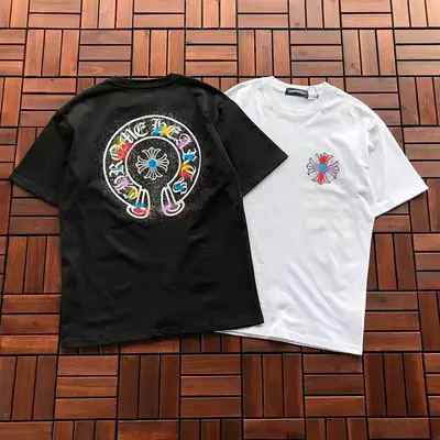 ￥~119 CH🔥OM🔥 HE🔥RTS T-SHIRT 11092565 (im 180CM 68KG iwear size S in the photo)
