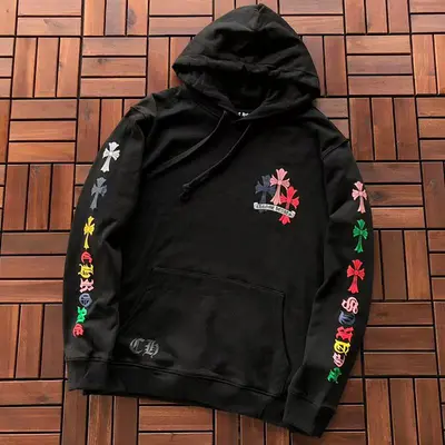 ￥~189 CH🔥OM🔥 HE🔥RTS HOODIE 11092538 (im 180CM 68KG iwear size S in the photo)
