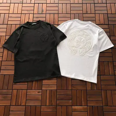 ￥~135 CH🔥OM🔥 HE🔥RTS T-SHIRT 11092534 (im 180CM 68KG iwear size S in the photo)