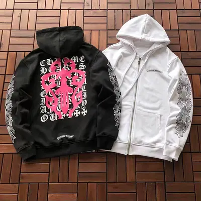 ￥~199 CH🔥OM🔥 HE🔥RTS HOODIE 11092528 (im 180CM 68KG iwear size S in the photo)
