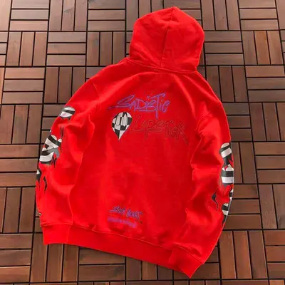 ￥~189 CH🔥OM🔥 HE🔥RTS HOODIE 11092517 (im 180CM 68KG iwear size S in the photo)