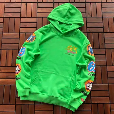 ￥~189 CH🔥OM🔥 HE🔥RTS HOODIE 11092560 (im 180CM 68KG iwear size S in the photo)