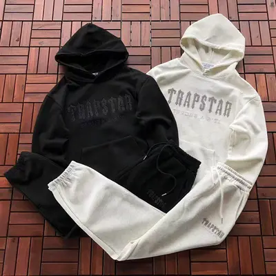 TOP￥~165 PANTS￥~165 TRAPSTAR HOODIE TROUSERS 11092557 (im 180CM 68KG iwear size S in the photo)
