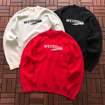 ¥~Gray 189 Black 169 Red 169 WE11DONE SWEATER 11092792 (im 180CM 68KG iwear size S in the photo)
