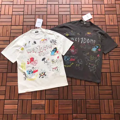 ¥~125 WE11DONE T-SHIRT 11092789 (im 180CM 68KG iwear size S in the photo)