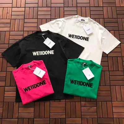 ¥~115 WE11DONE T-SHIRT 11092787 (im 180CM 68KG iwear size S in the photo)