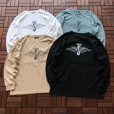 ￥~109 ST🔥S🔥Y LONG-SLEEVE 11092776 (im 180CM 68KG iwear size L in the photo)