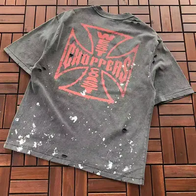 ￥~119 SAINT MICHAEL T-SHIRT 11092913 (im 180CM 68KG iwear size S in the photo)