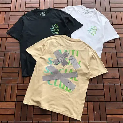 ￥~85 ANTI SOCIAL SOCIAL CLUB T-SHIRT 11092894 (im 180CM 68KG iwear size L in the photo)