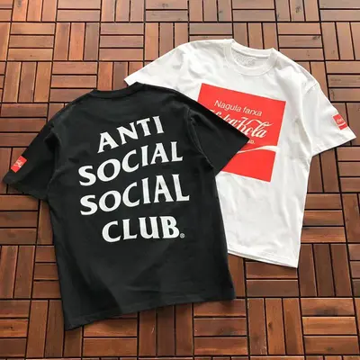 ￥~85 ANTI SOCIAL SOCIAL CLUB T-SHIRT 11092891 (im 180CM 68KG iwear size M in the photo)