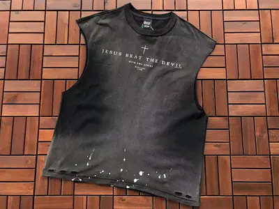 ￥~109 SAINT MICHAEL VEST 11092884 (im 180CM 68KG iwear size M in the photo)