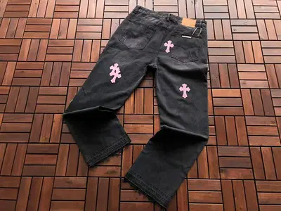 ¥~175 CH🔥OM🔥HE🔥RTS JEANS 11110234(im 180CM 68KG iwear size 34 in the photo)