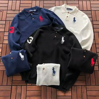 ￥~179 RA🔥PH🔥AU🔥EN SWEATER POLO 11110773 (im 185CM 70KG iwear size M in the photo)