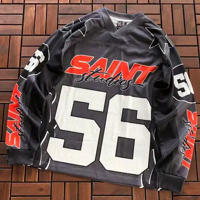 ￥~99 SAINT MICHAEL LONG-SLEEVE 33110909 (im 185CM 80KG iwear size M in the photo)
